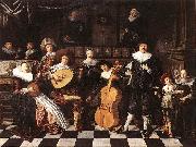 MOLENAER, Jan Miense Family Making Music ag Germany oil painting reproduction